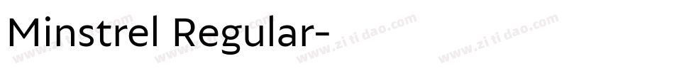 Minstrel Regular字体转换